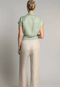 Lola & Sophie - Cupro Linen Draw String Pants