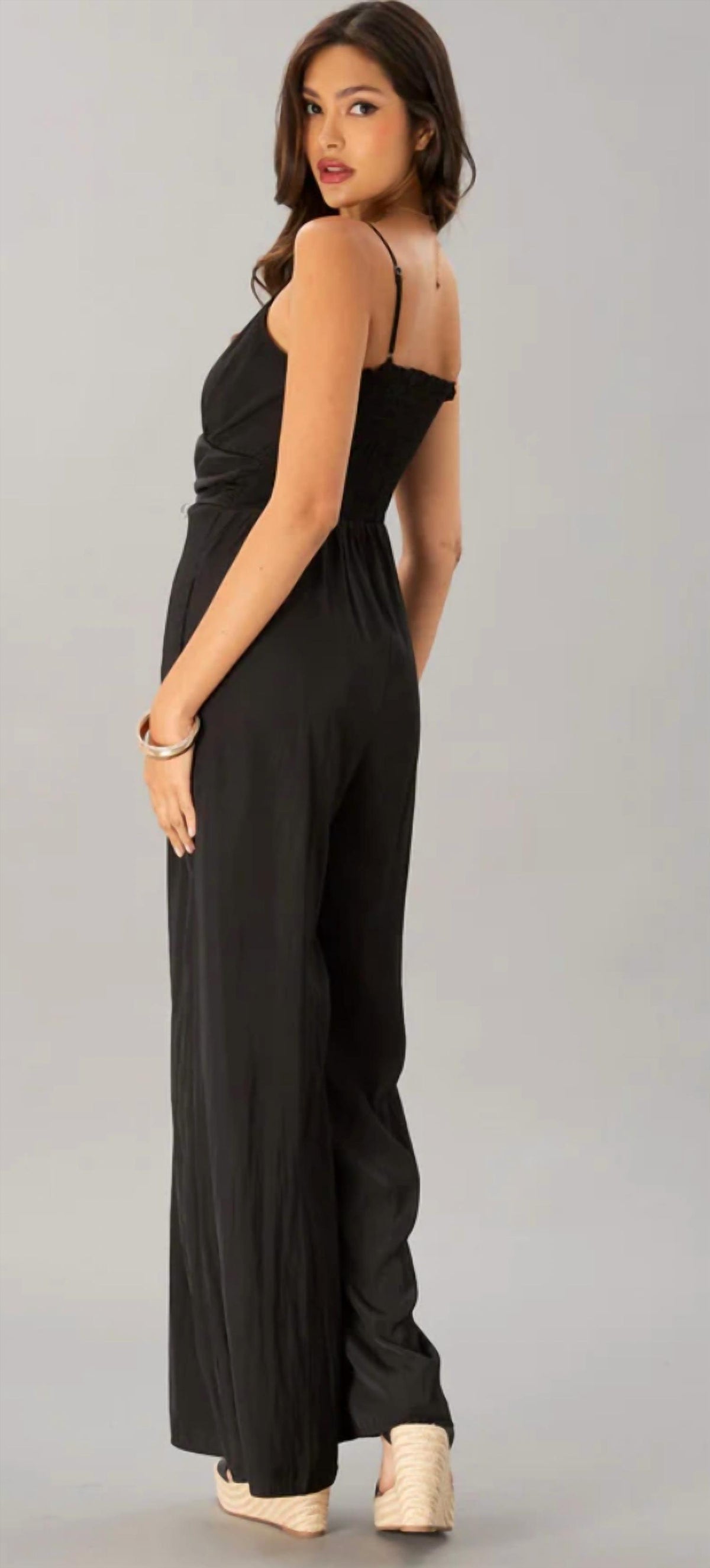 Lola & Sophie - Satin Fitted Jumpsuit