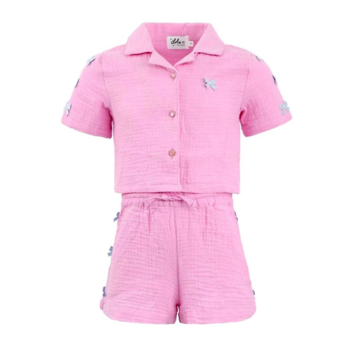 Lola + The Boys - Bows Summer Short Set