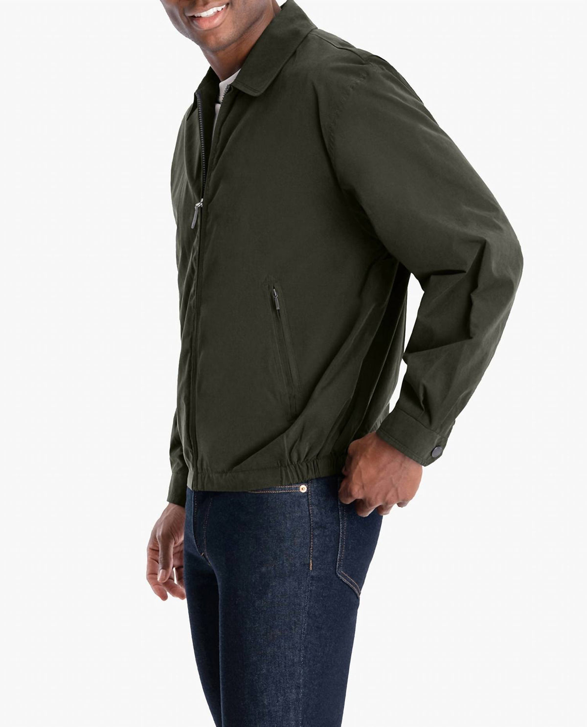 London Fog - Auburn Light Weight Zip Front Golf Jacket