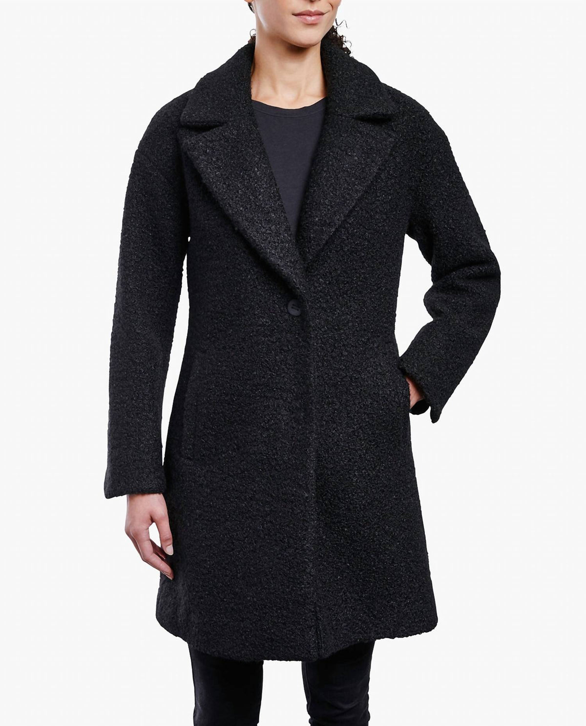London Fog - Single Button-front 35" Peacoat