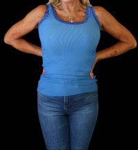Look Mode Usa - Lace Back Tank Top