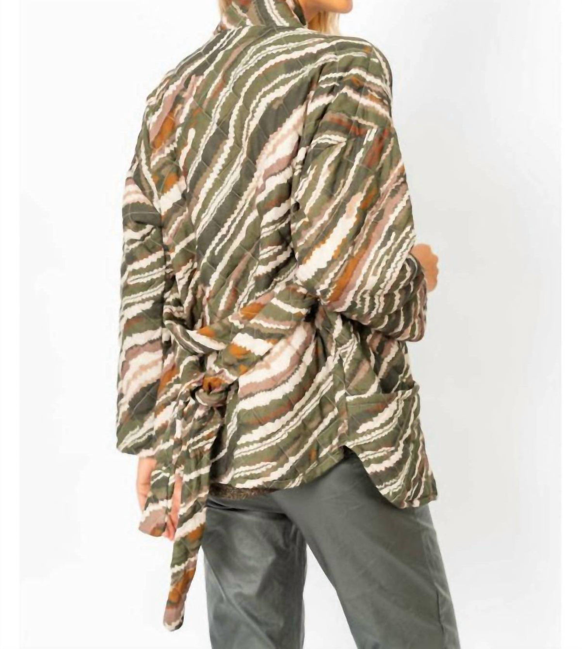 Look Mode Usa - Quilted Kimono Jacket