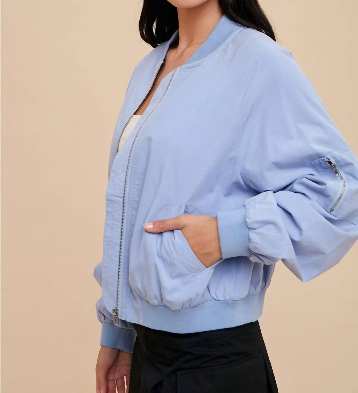 In-Loom - Garment Washed Bomber Jacket