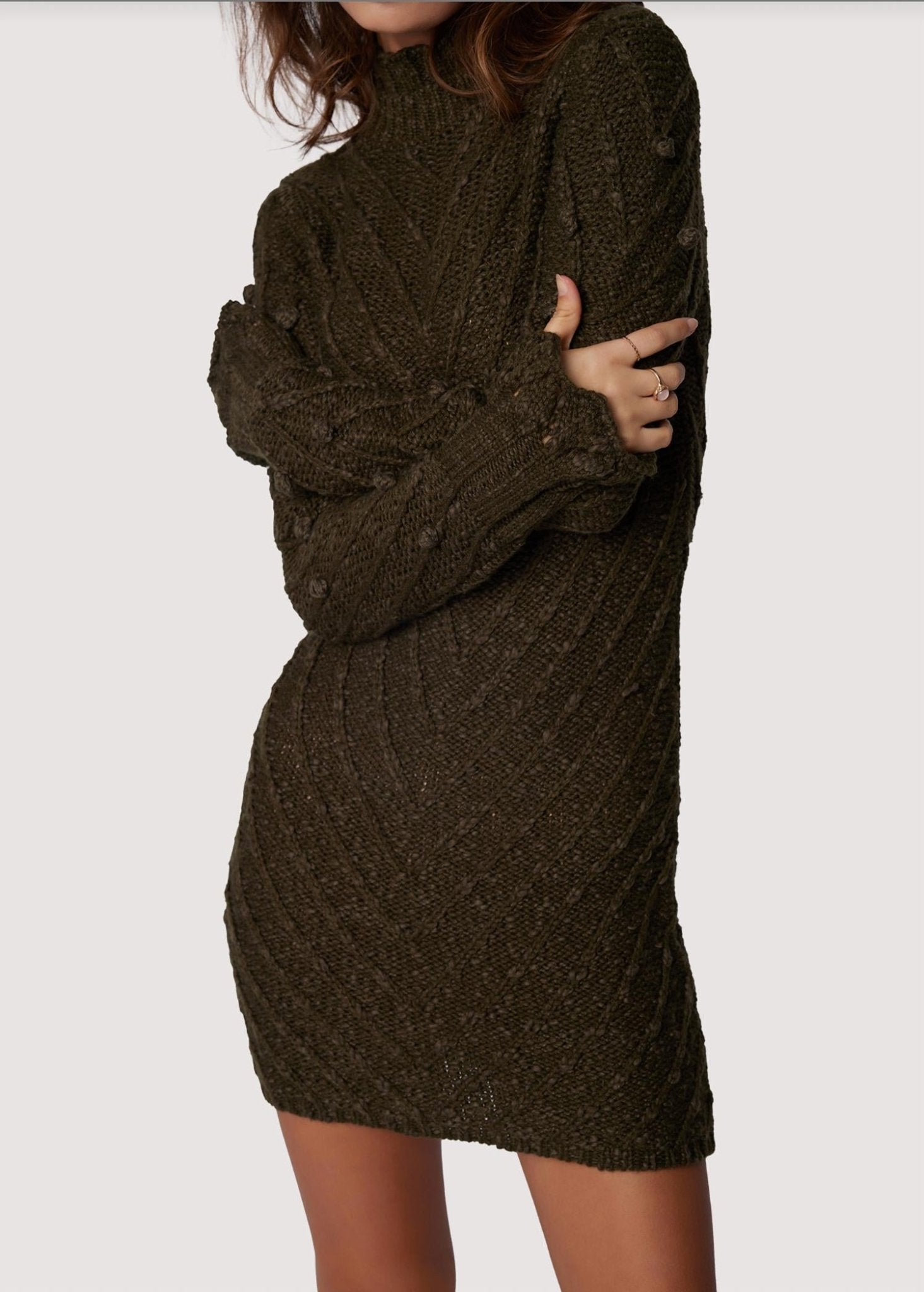 Lost + Wander - Adelina Mini Dress - acrylic - clothing - dresses