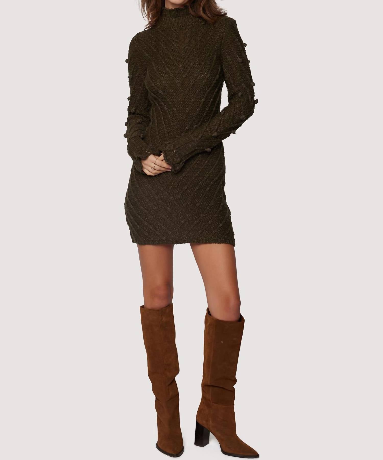 Lost + Wander - Adelina Mini Dress - acrylic - clothing - dresses