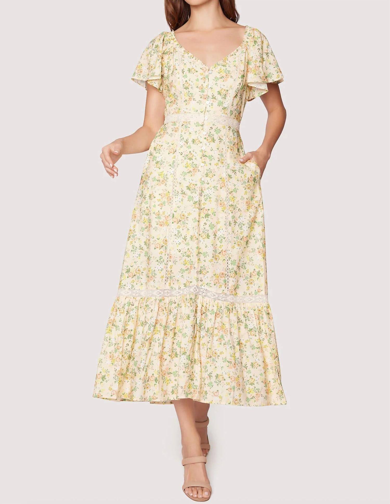 Lost + Wander - EARTH ANGEL MAXI DRESS - clothing - dresses - floral