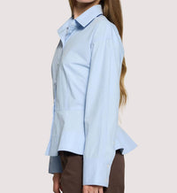 Lost + Wander - Lilia Sky Peplum Top