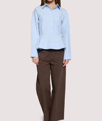 Lost + Wander - Lilia Sky Peplum Top