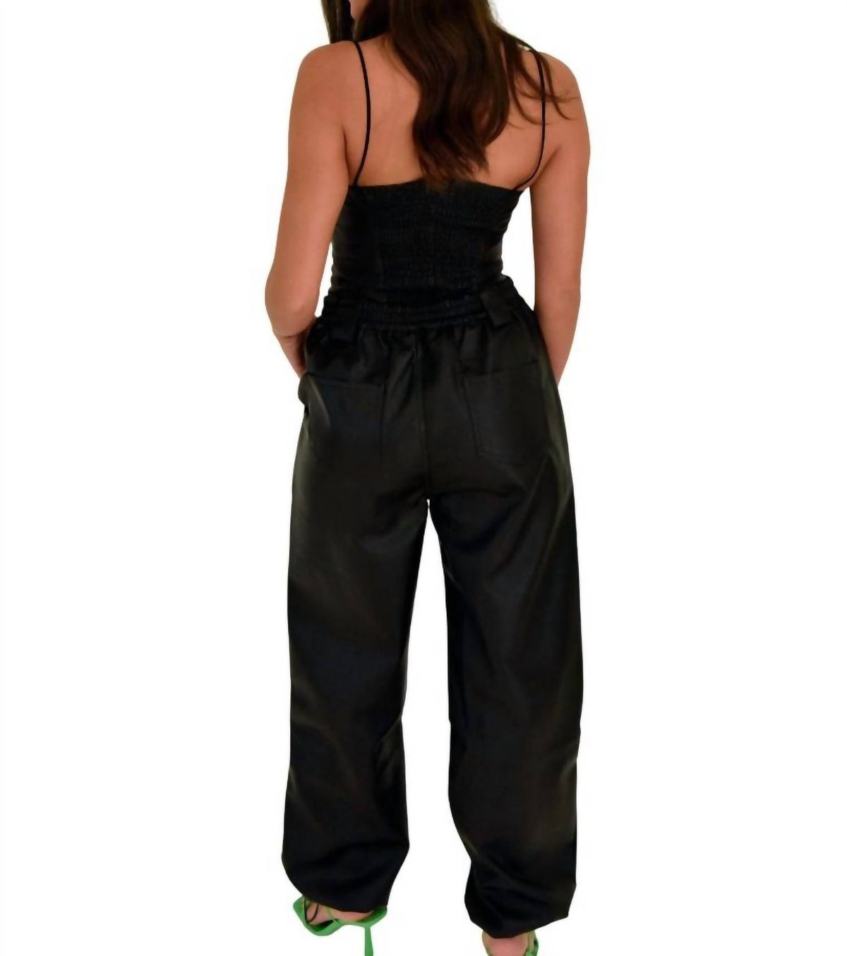 Loucia - Carmen Cargo Leather Pant