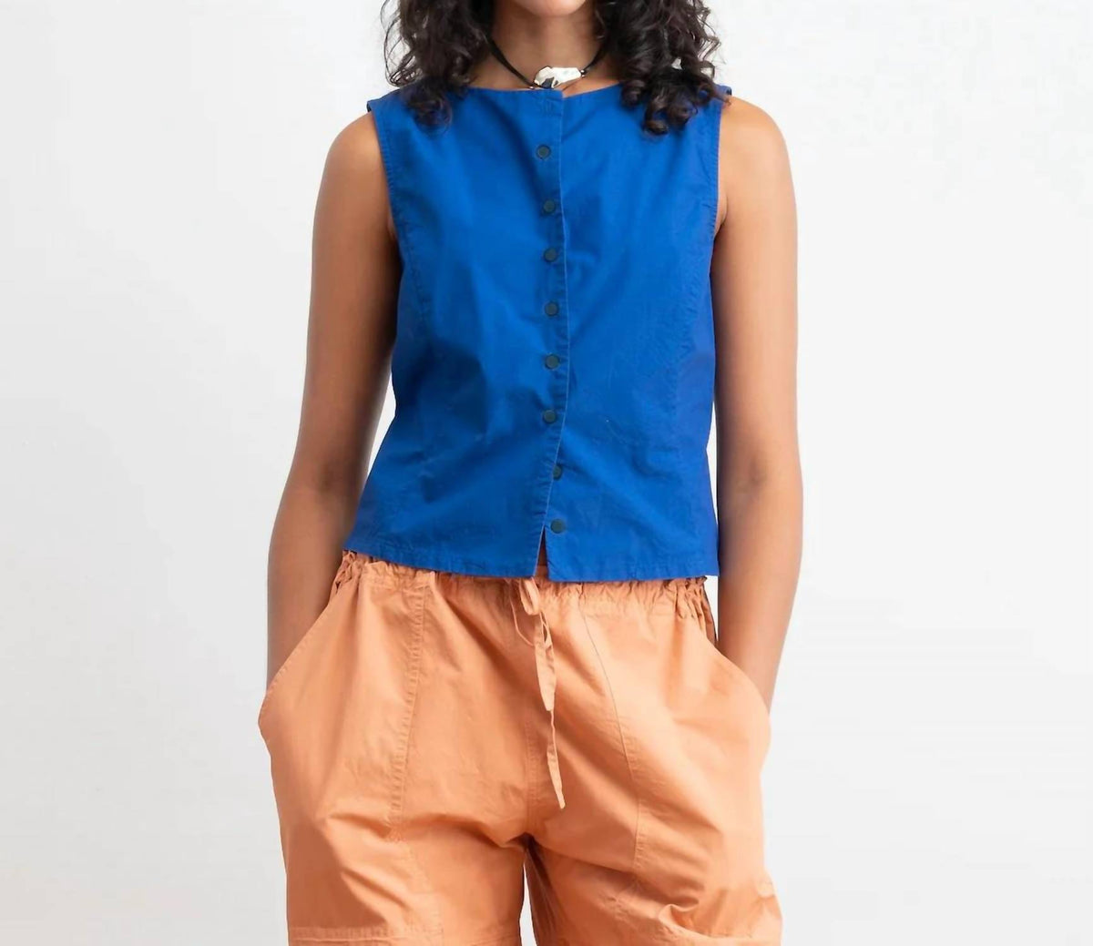 Loup - Hannah Cropped Tie Vest