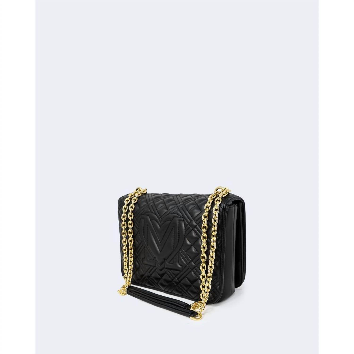 Love Moschino - Women's Polyethylene Handbag - bags - black - handbags