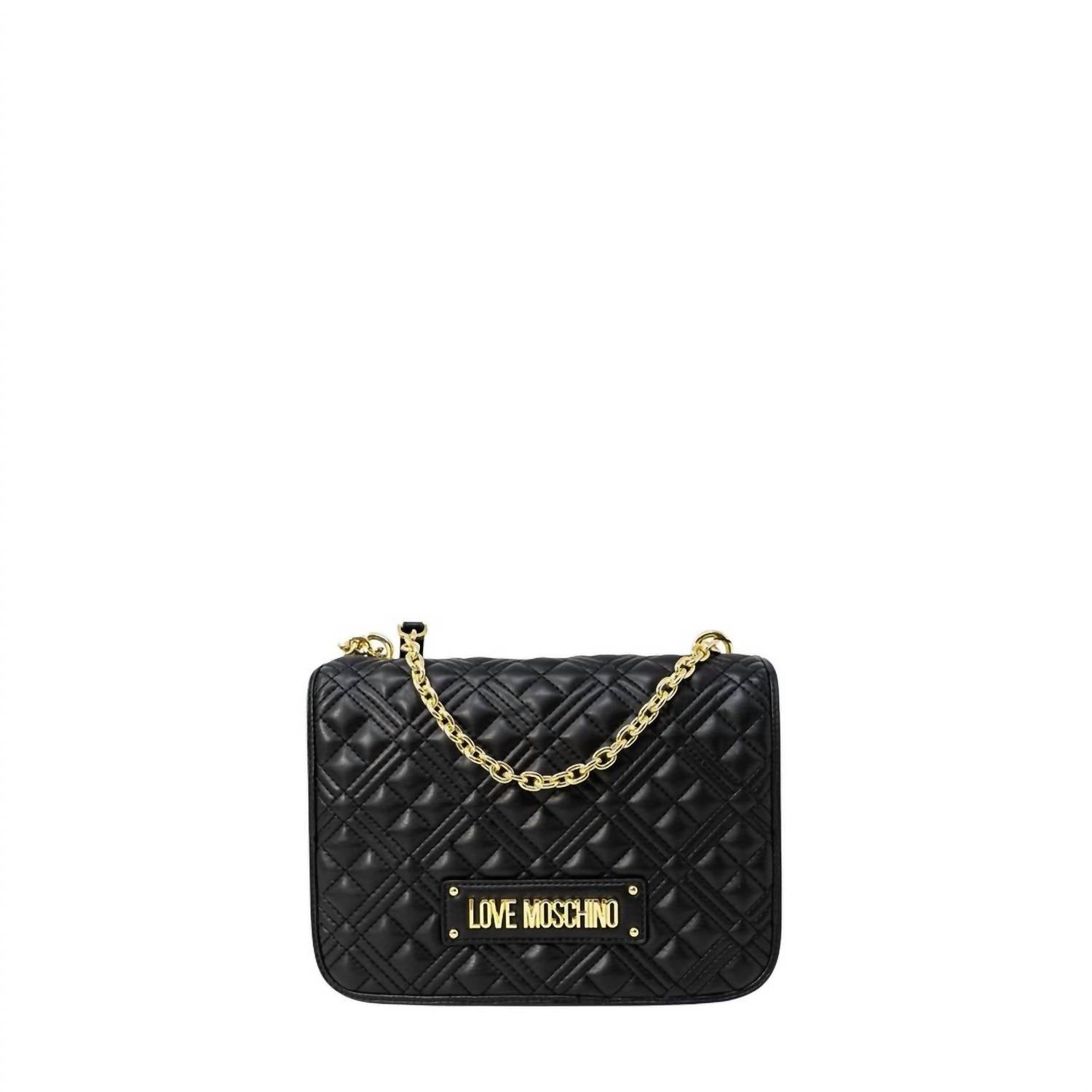 Love Moschino - Women's Polyethylene Handbag - bags - black - handbags