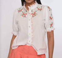 Love The Label - Carmen Button Front Top