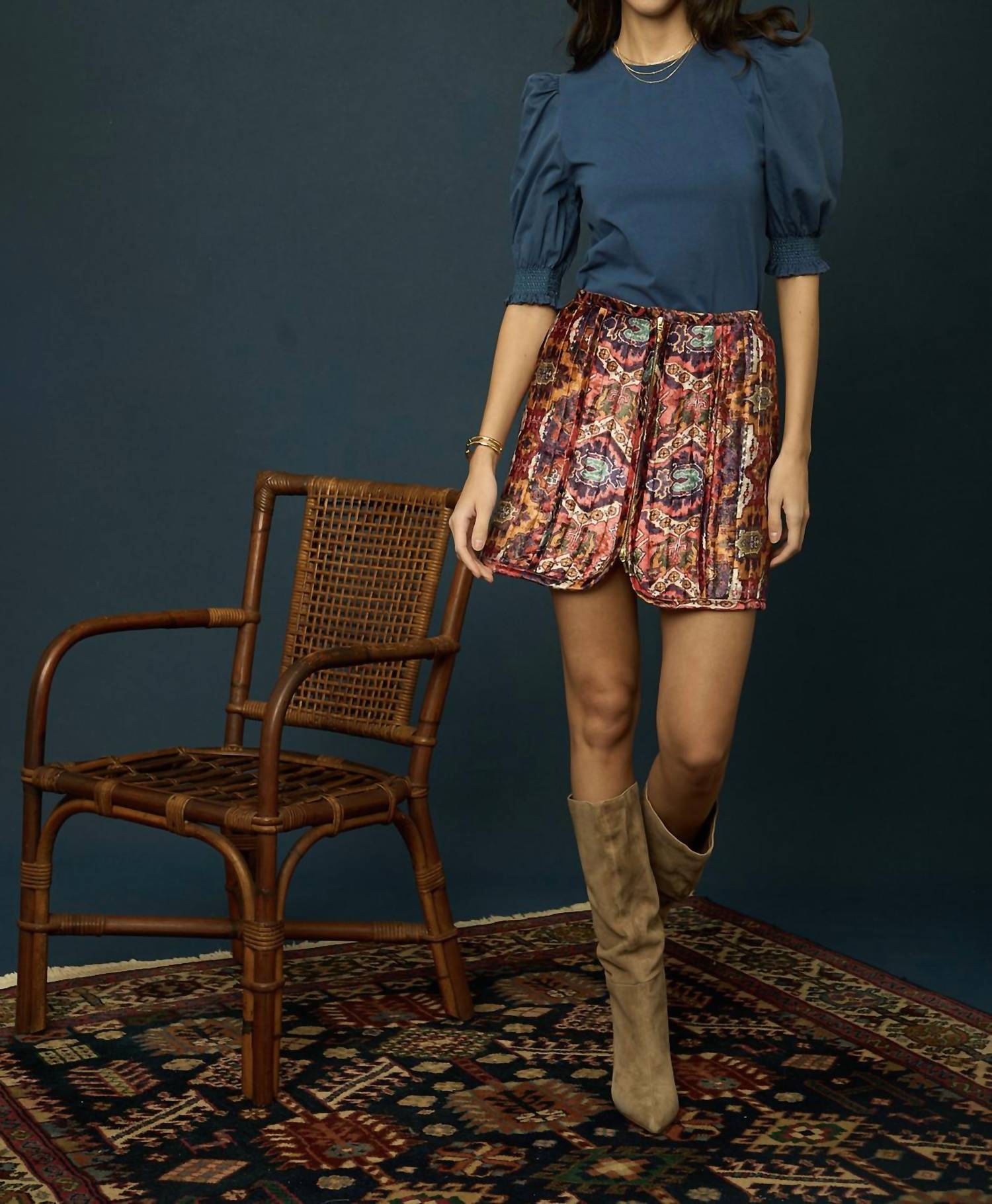 Love The Label - Esme Tee - blue - clothing - cotton