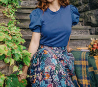 Love The Label - Esme Tee - blue - clothing - cotton