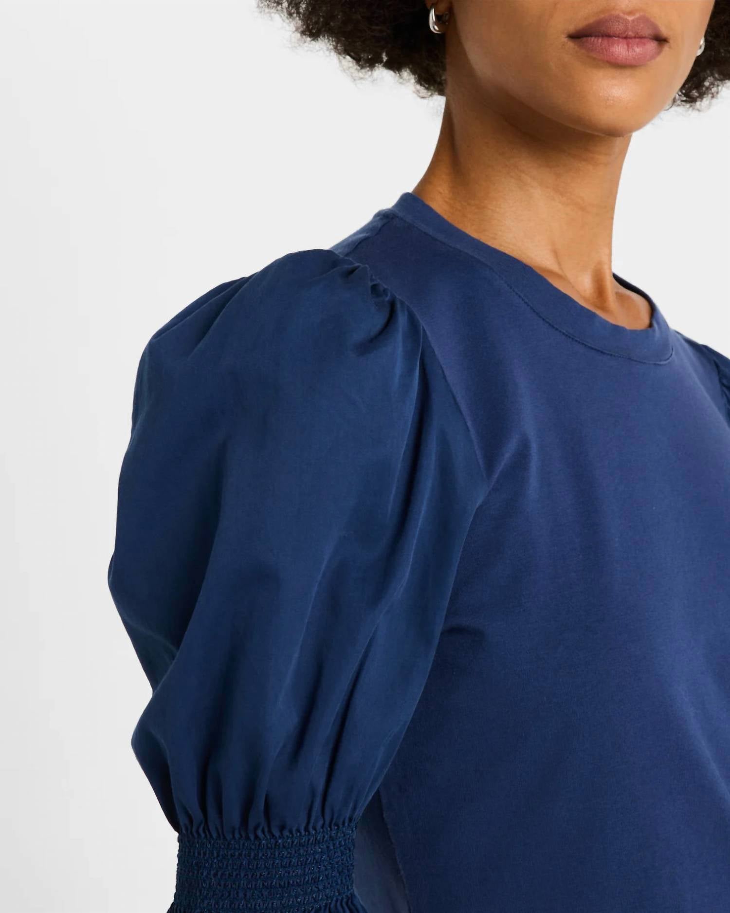 Love The Label - Esme Tee - blue - clothing - cotton