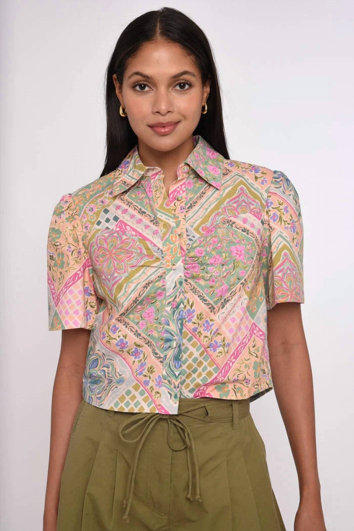 Love The Label - Jamie Button Front Top