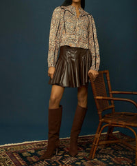 Love The Label - Neutral Paisley Top - beige - blouses - clothing
