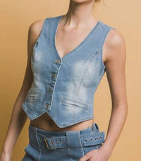Love Tree - Endless Options Denim Vest