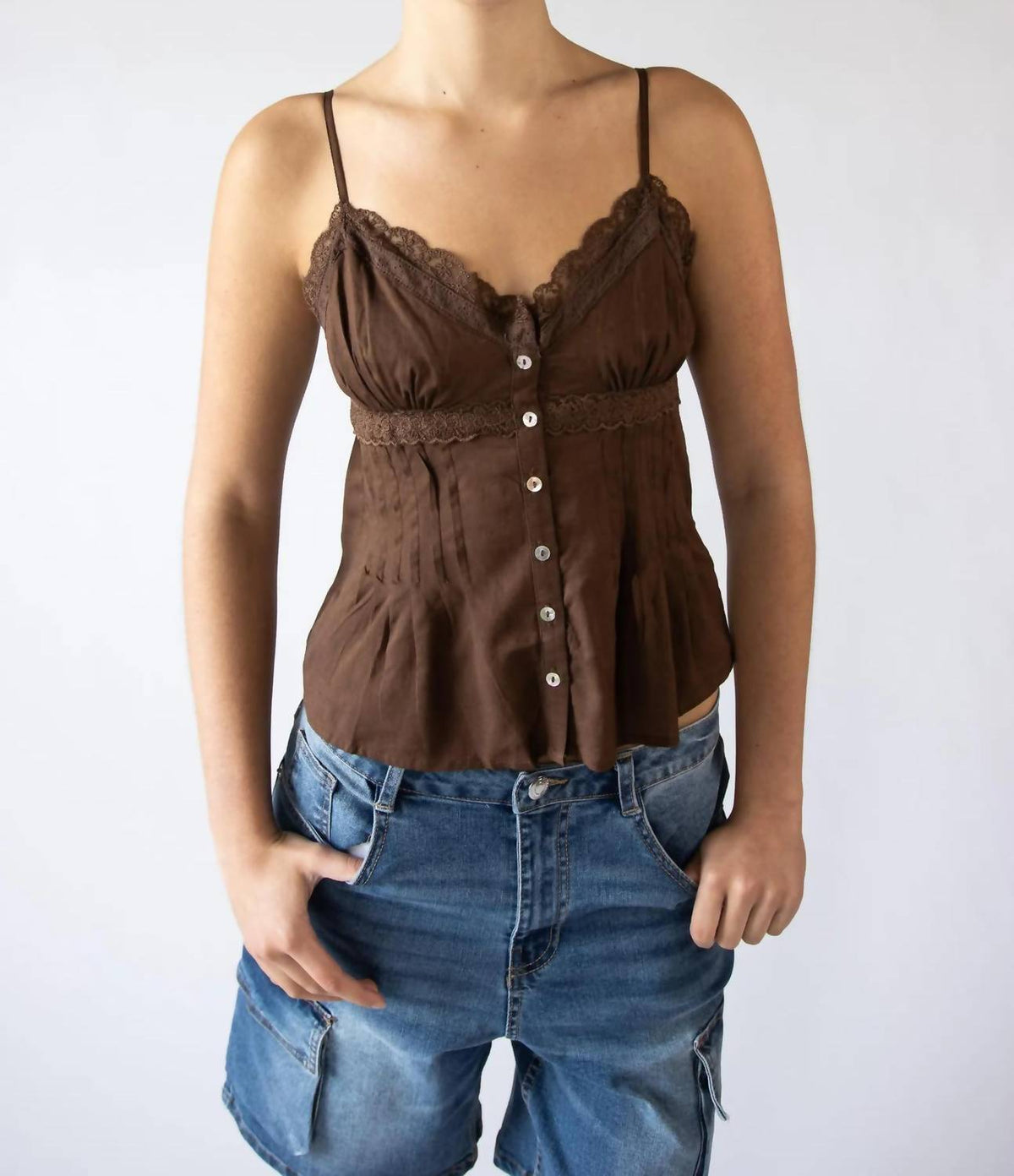 Love Tree - Lace Linen Top