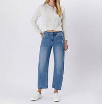 Lovervet - High Rise Mild Barrel Jeans