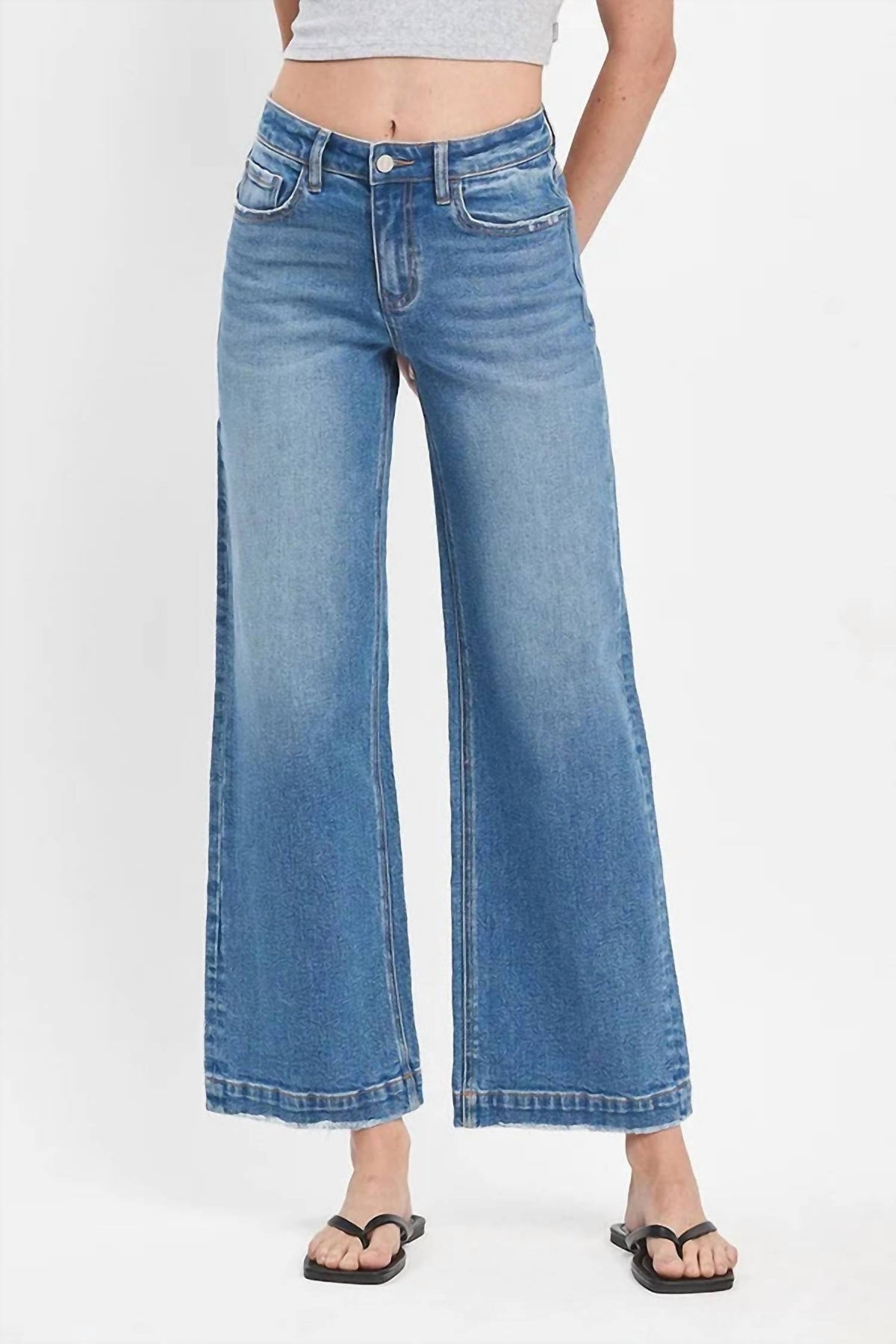 Lovervet - High Rise Trouser Wide Jeans