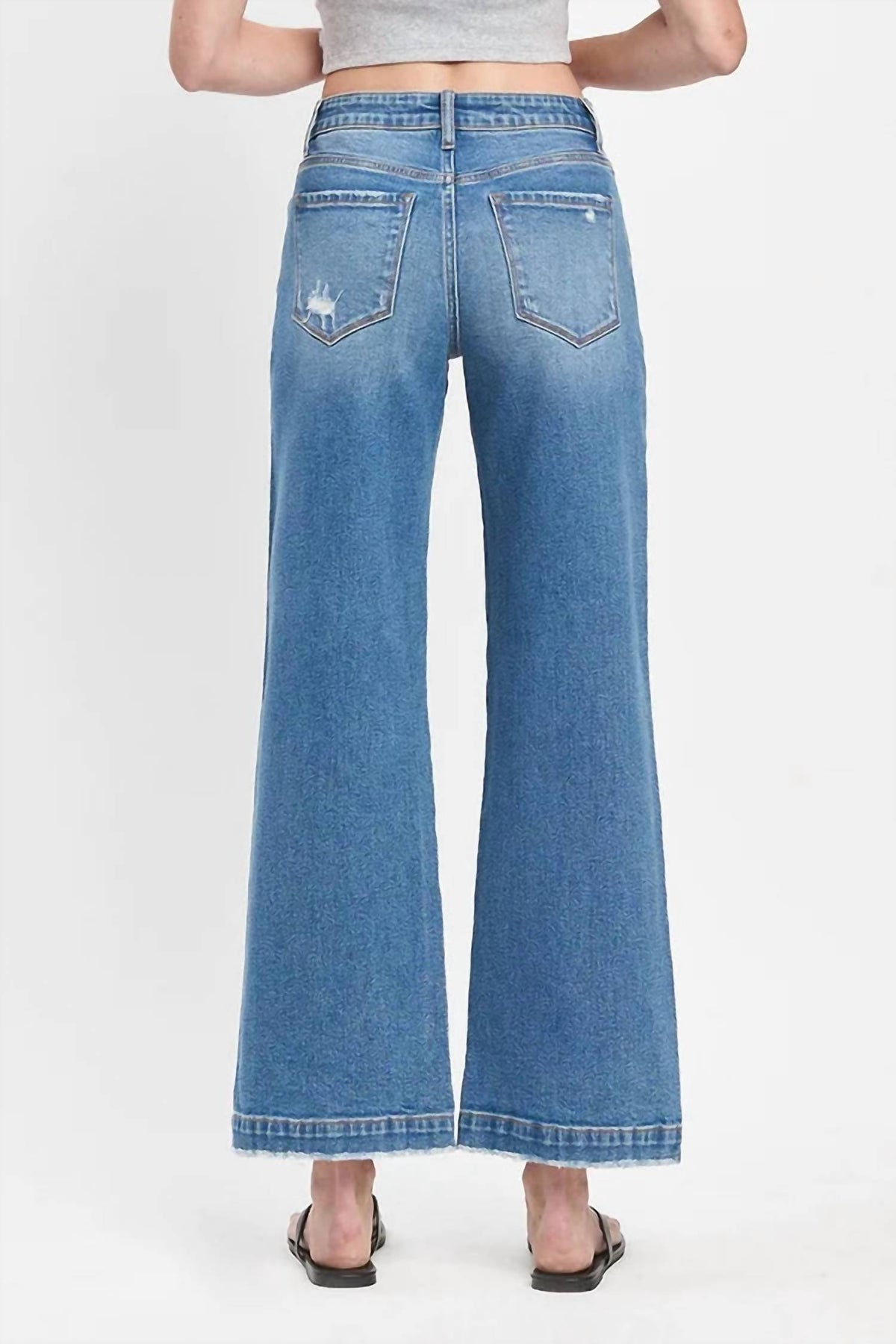 Lovervet - High Rise Trouser Wide Jeans