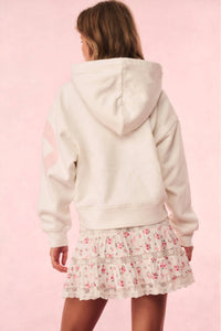 Loveshackfancy - Brunella Cotton Bow Hoodie - clothing - cotton - hoodies