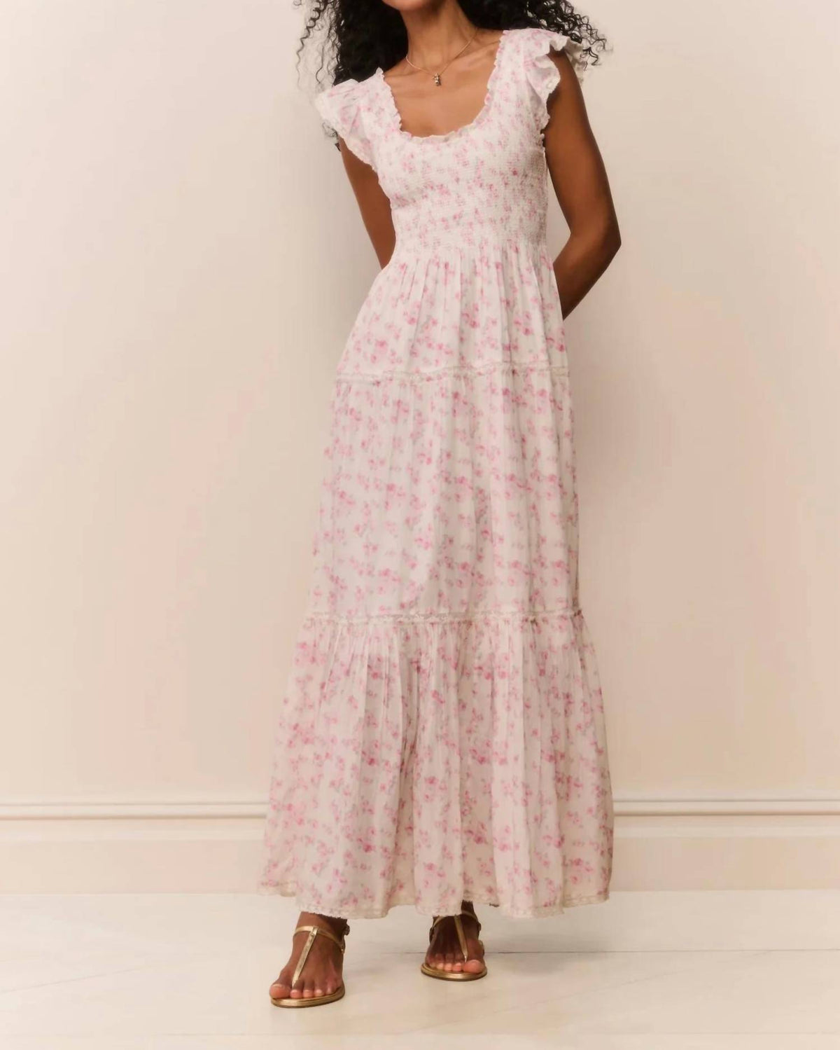Loveshackfancy - Chessie Blooming Floral Maxi Dress