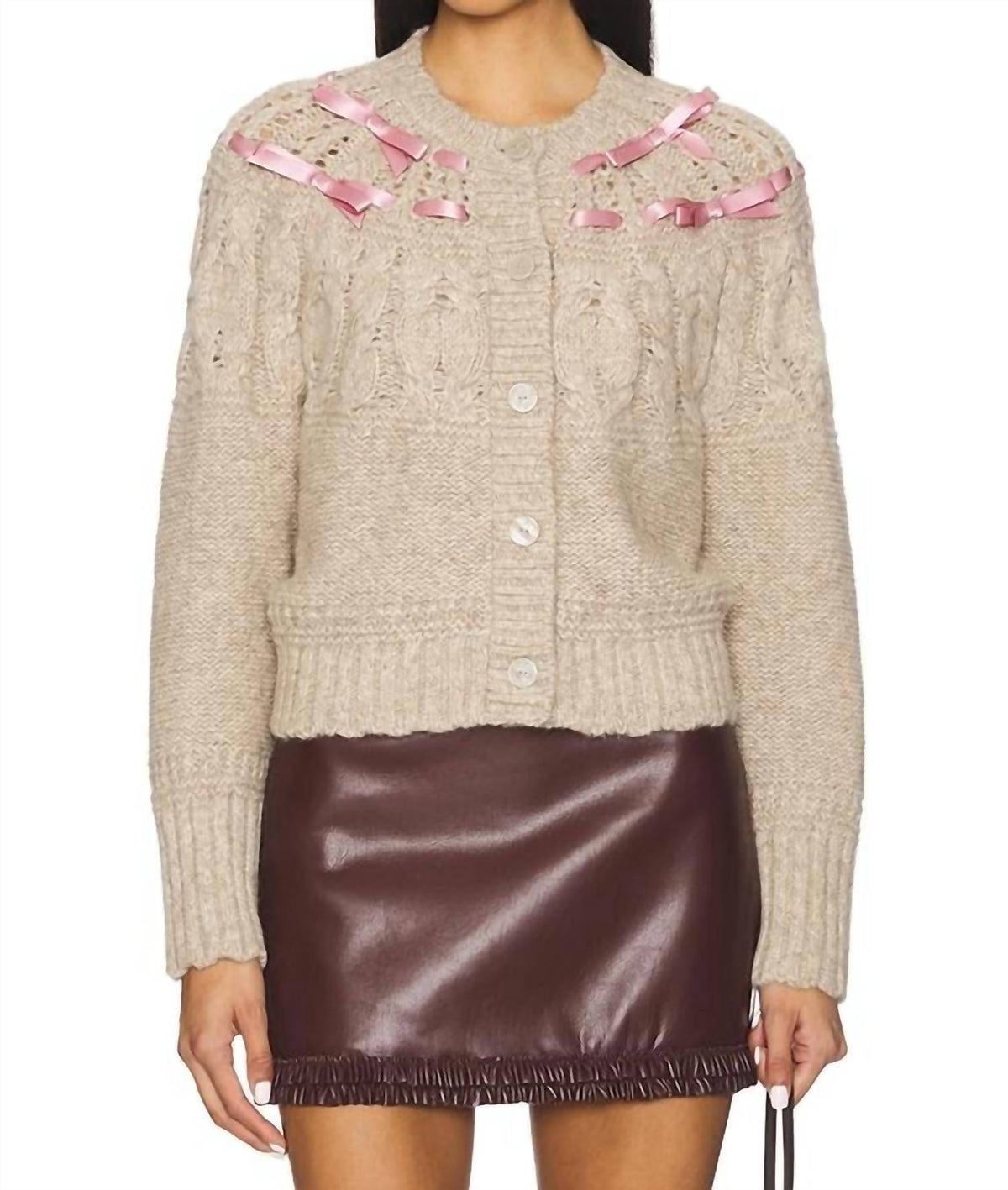 Loveshackfancy - Clementian Long Sleeve Cardigan