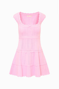 Loveshackfancy - Laighton Stretch Pointelle Mini Dress