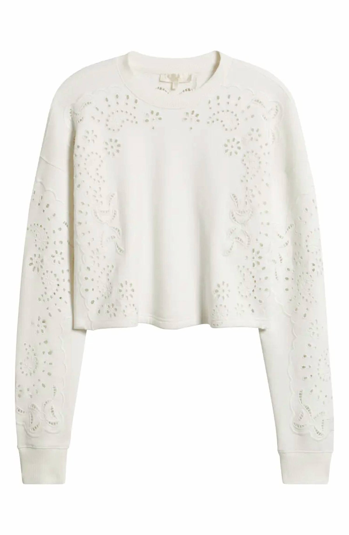 Loveshackfancy - Lalo Eyelet Sweatshirt
