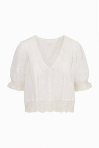 Loveshackfancy - Maurelle Cotton Lace Blouse