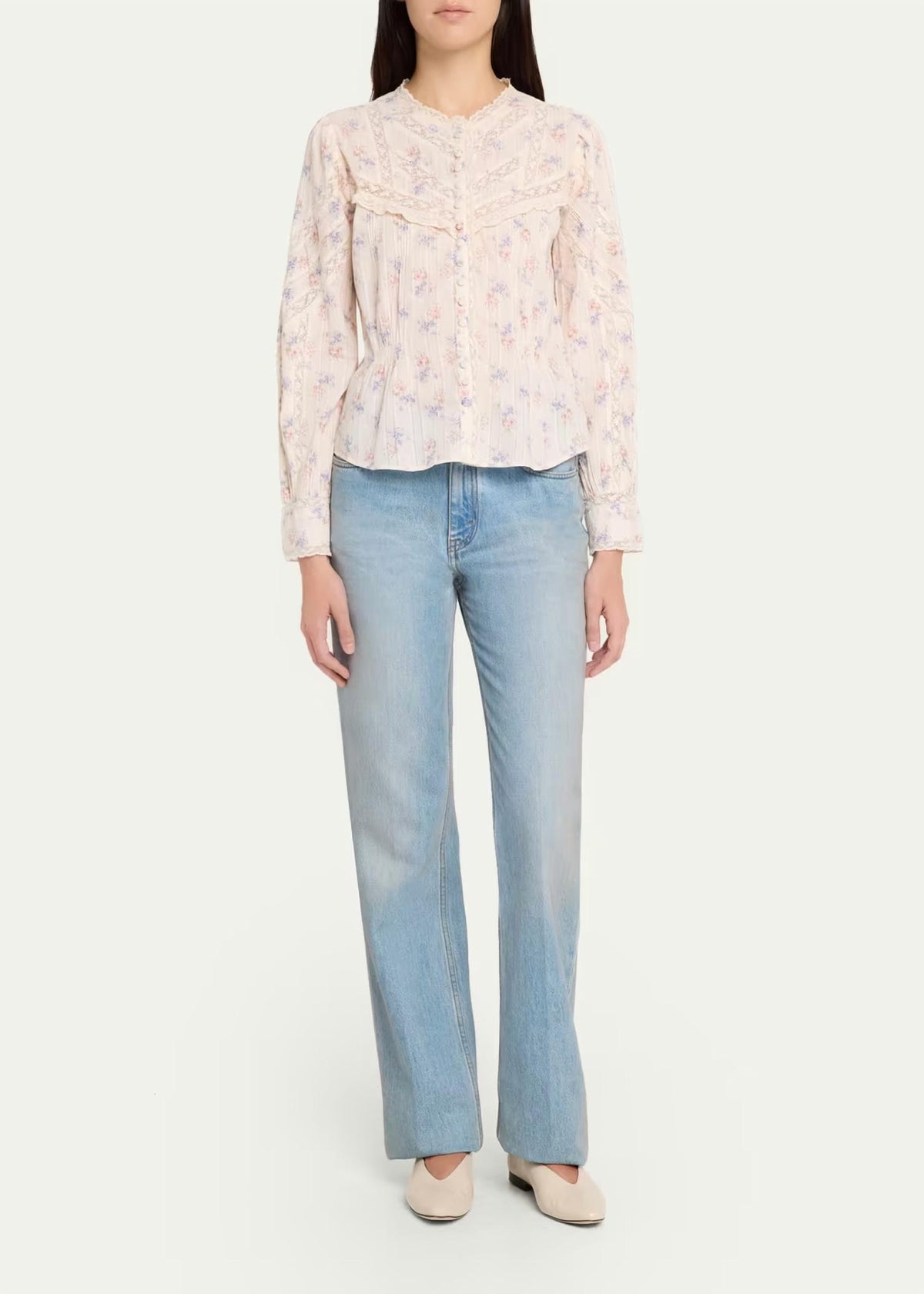 Loveshackfancy - Miah Long Sleeve Top