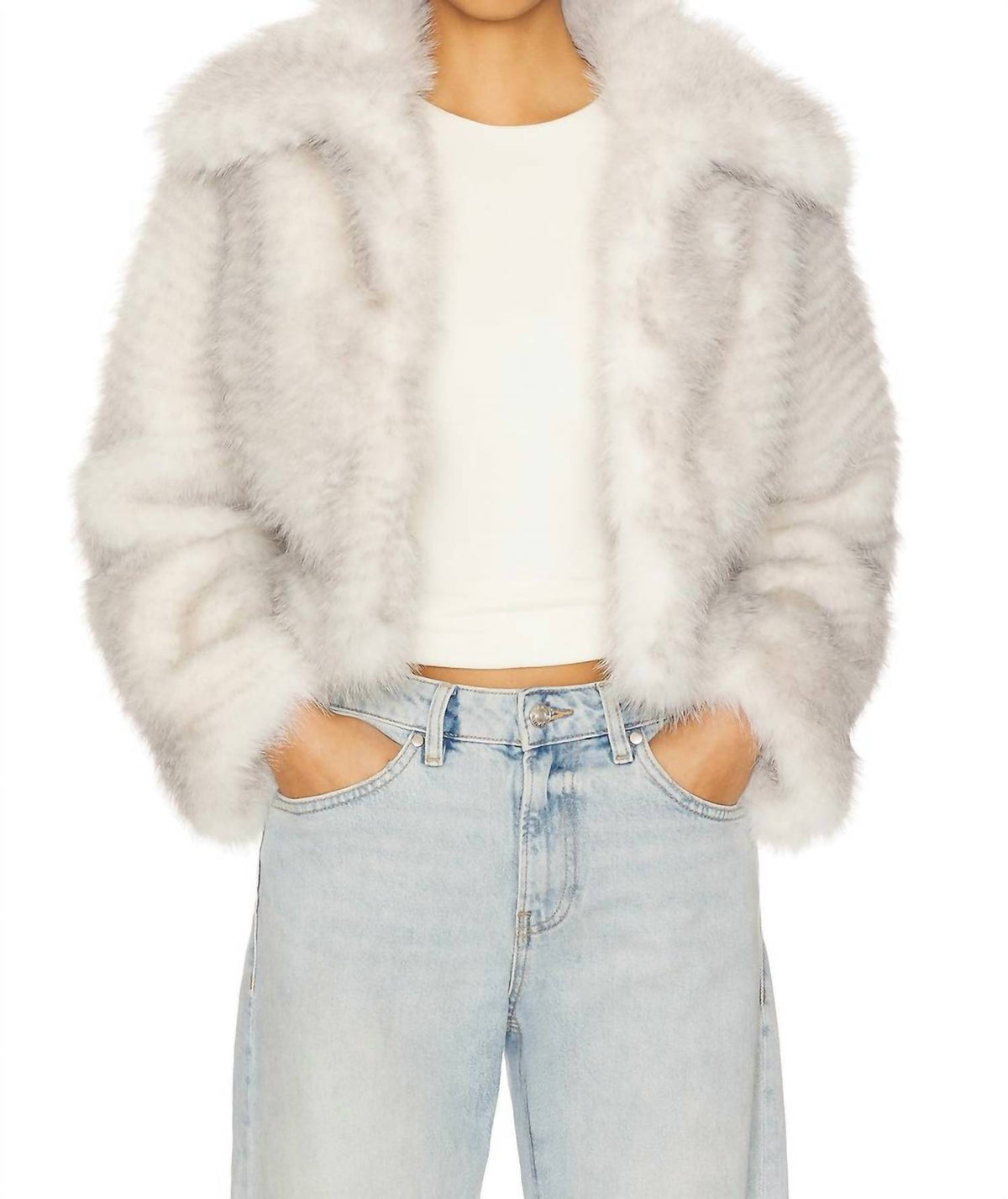 Loveshackfancy - Orlen Faux Fur Jacket