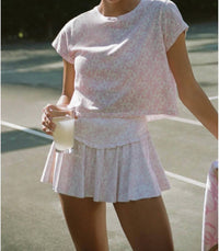Loveshackfancy - Rubin Cropped Tee