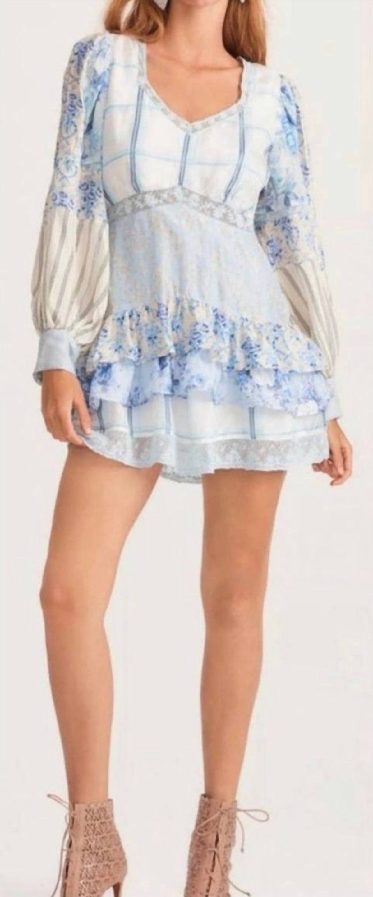 Loveshackfancy - Sienne Silk Mini Dress