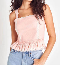 Loveshackfancy - Skipper Bustier Top