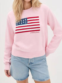 Loveshackfancy - Ty Flag Pullover Sweatshirt