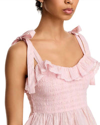 Loveshackfancy - Voto Top - clothing - cotton - blend - crop - tops