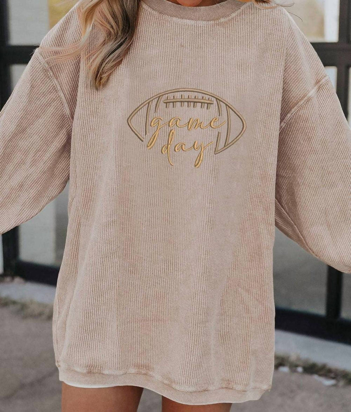 Lovesoft - Game Day Embroidered Sweatshirt