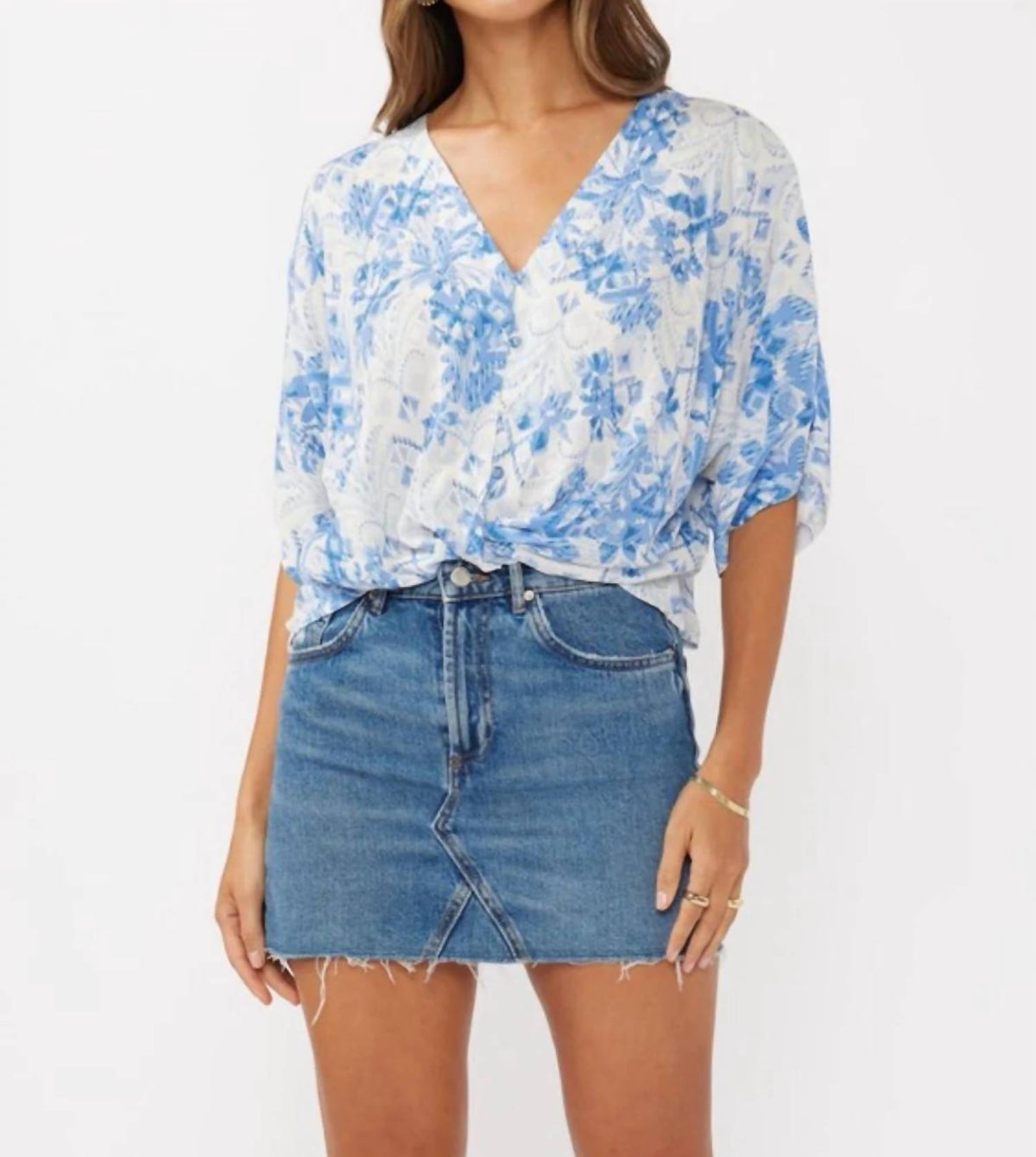 Lovestitch - Bindi V-neck Blouse