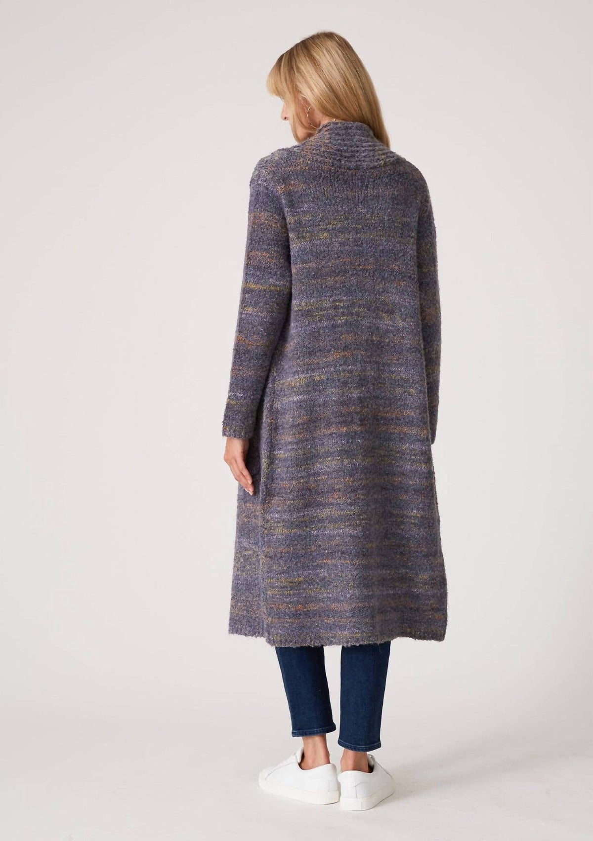 Lovestitch - Marled Knit Duster Cardigan