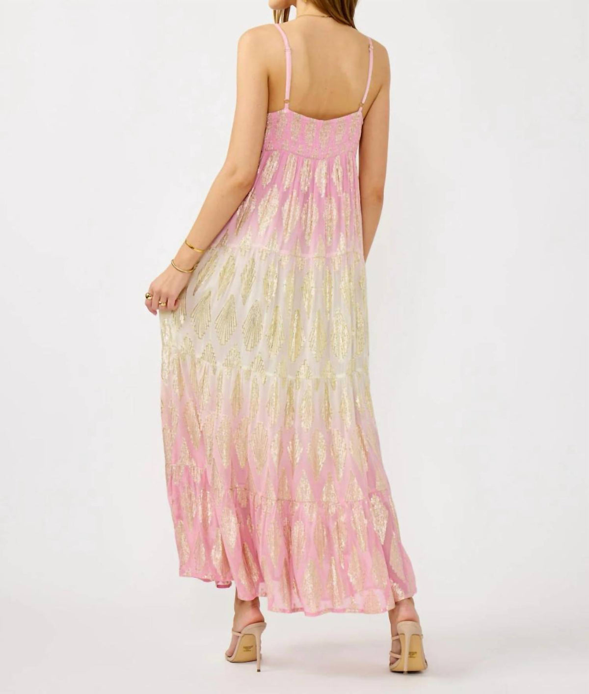 Lovestitch - Shayla Spaghetti Strap Ombre Maxi