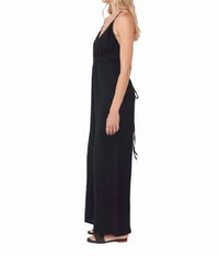 Lovestitch - Tied Together Halter Jumpsuit - black - clothing - jumpsuits