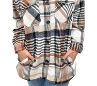Ltx Sportswear - Plaid Collared Coat