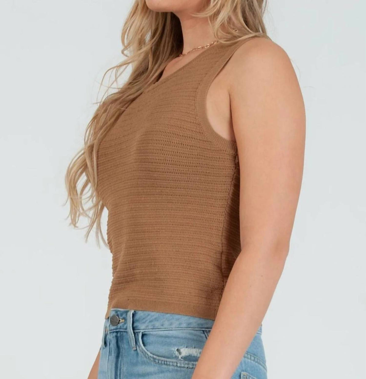Lucca - Knit Shell Tank Top