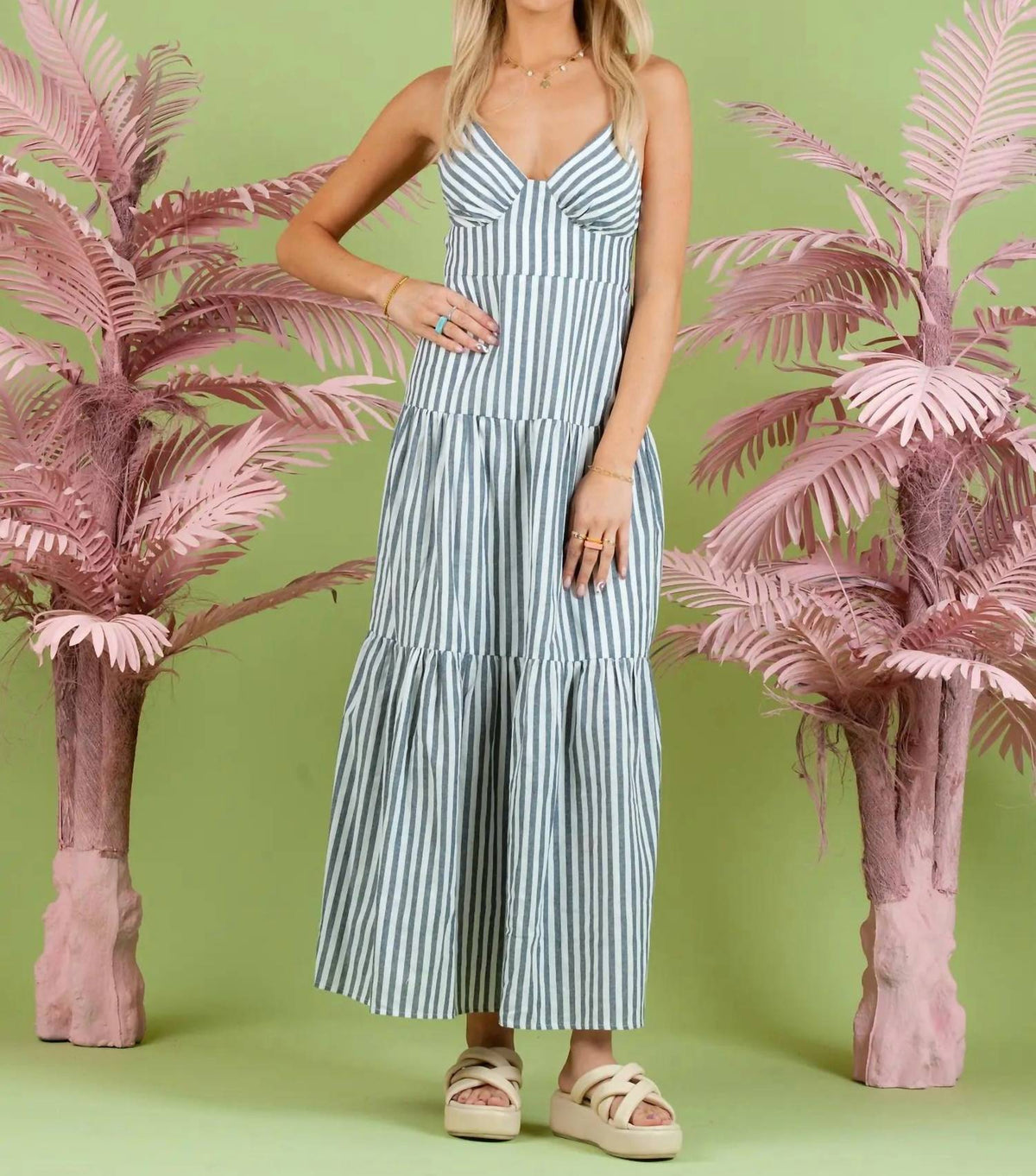 Lucca - Lilah Striped Dress