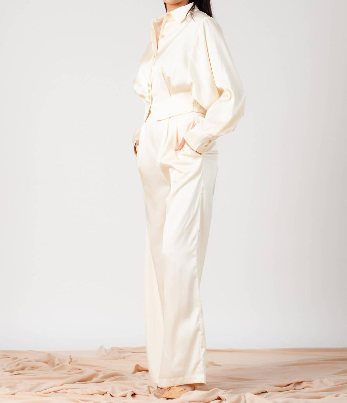 Lucca - Satin Trouser